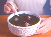 Label hyacinth bowl